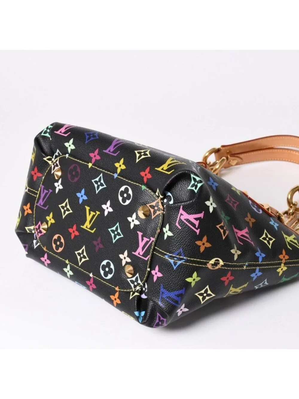 Louis Vuitton Takashi Murakami Monogram Multicolor Annie MM Shoulder Bag Noir